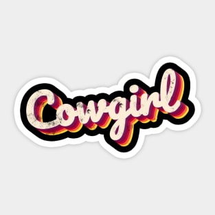 Cowgirl Sticker